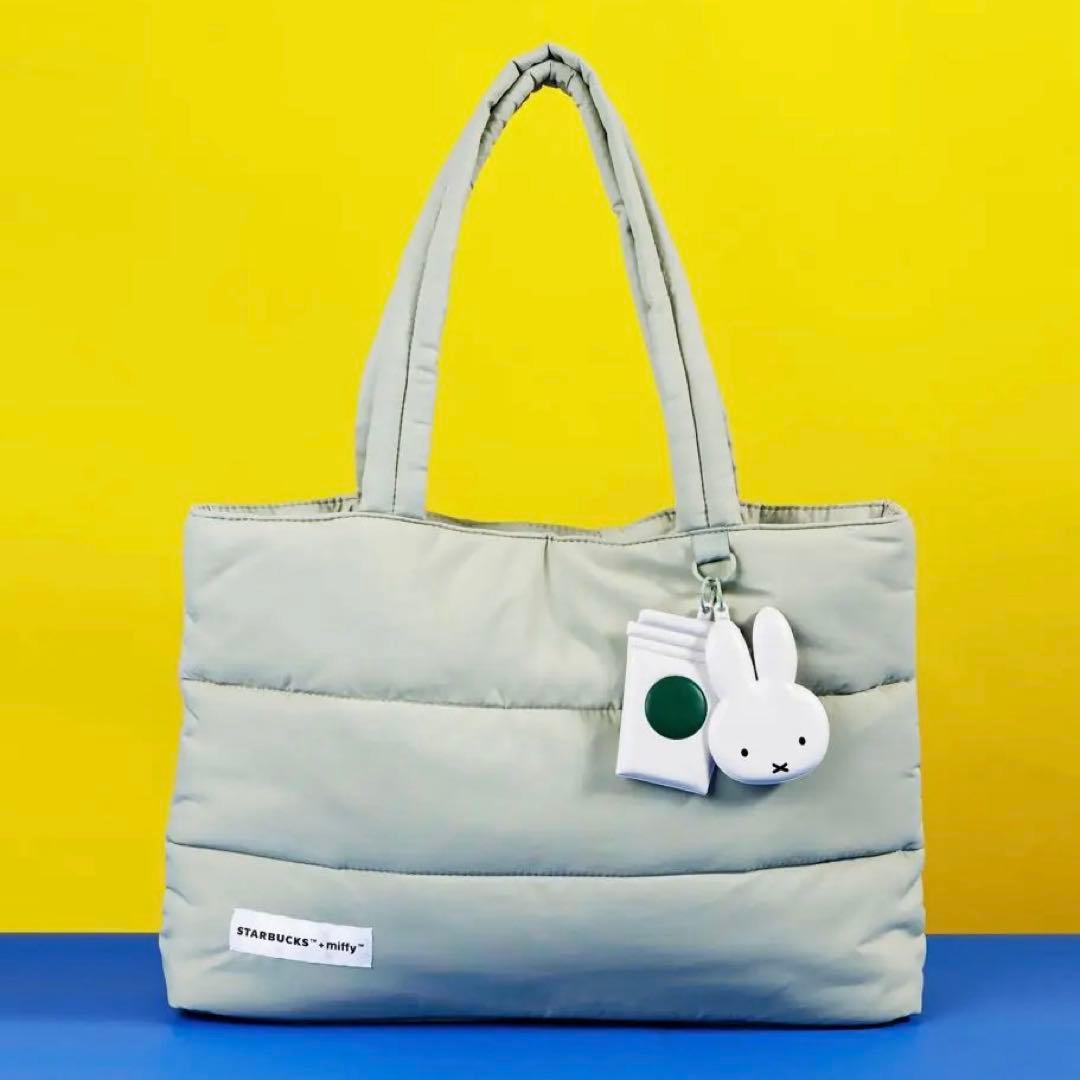 新品未開封】スターバックス ミッフィー コラボ トートバッグ グリーン