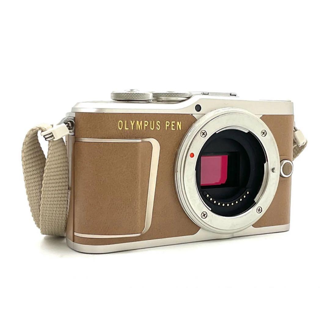 【極美品】OLYMPUS ミラーレス一眼 PEN E-PL9 [ブラウン]