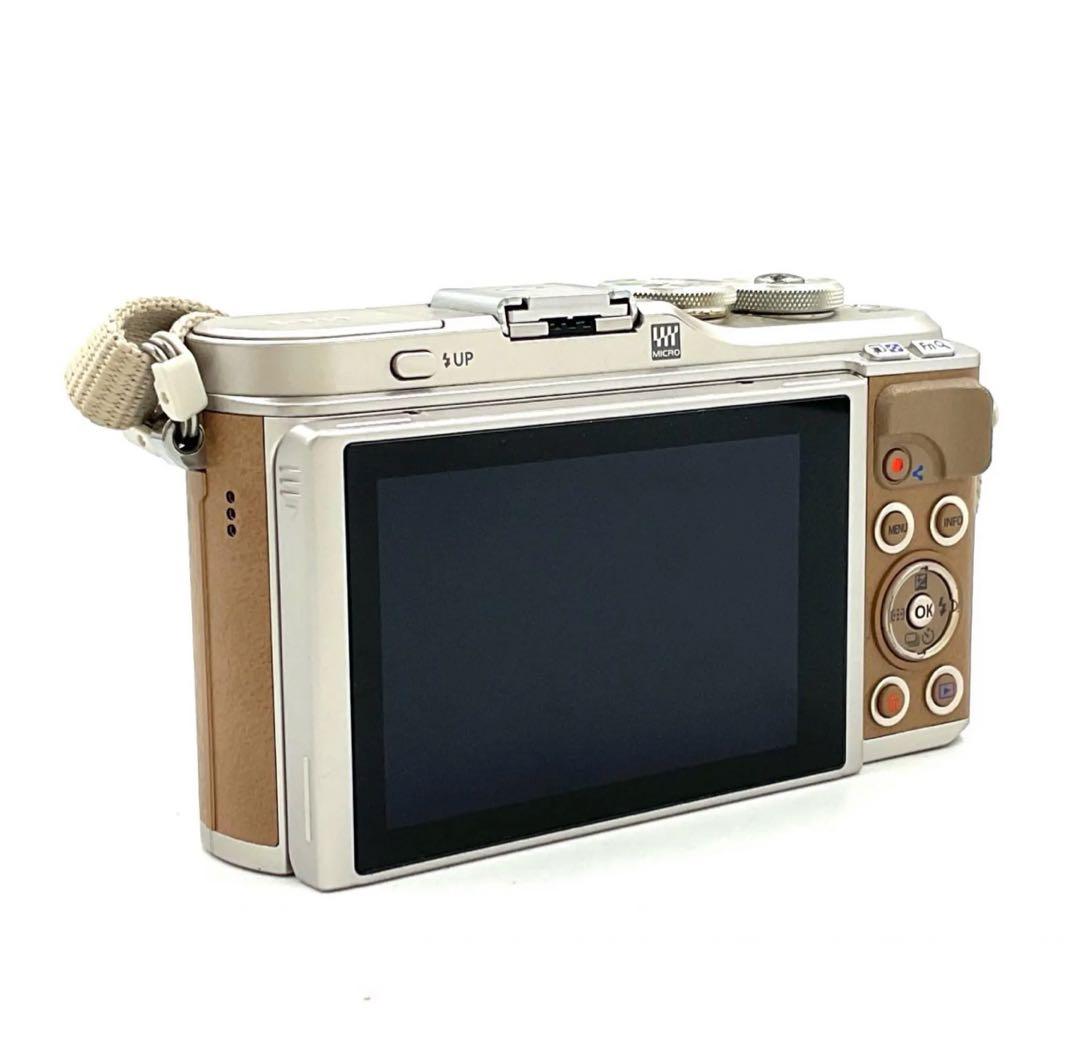 【極美品】OLYMPUS ミラーレス一眼 PEN E-PL9 [ブラウン]
