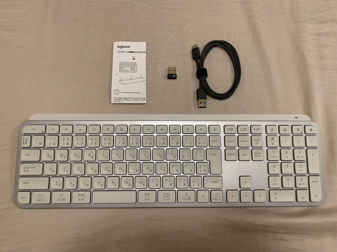 ロジクール ワイヤレス キーボード ペイルグレー