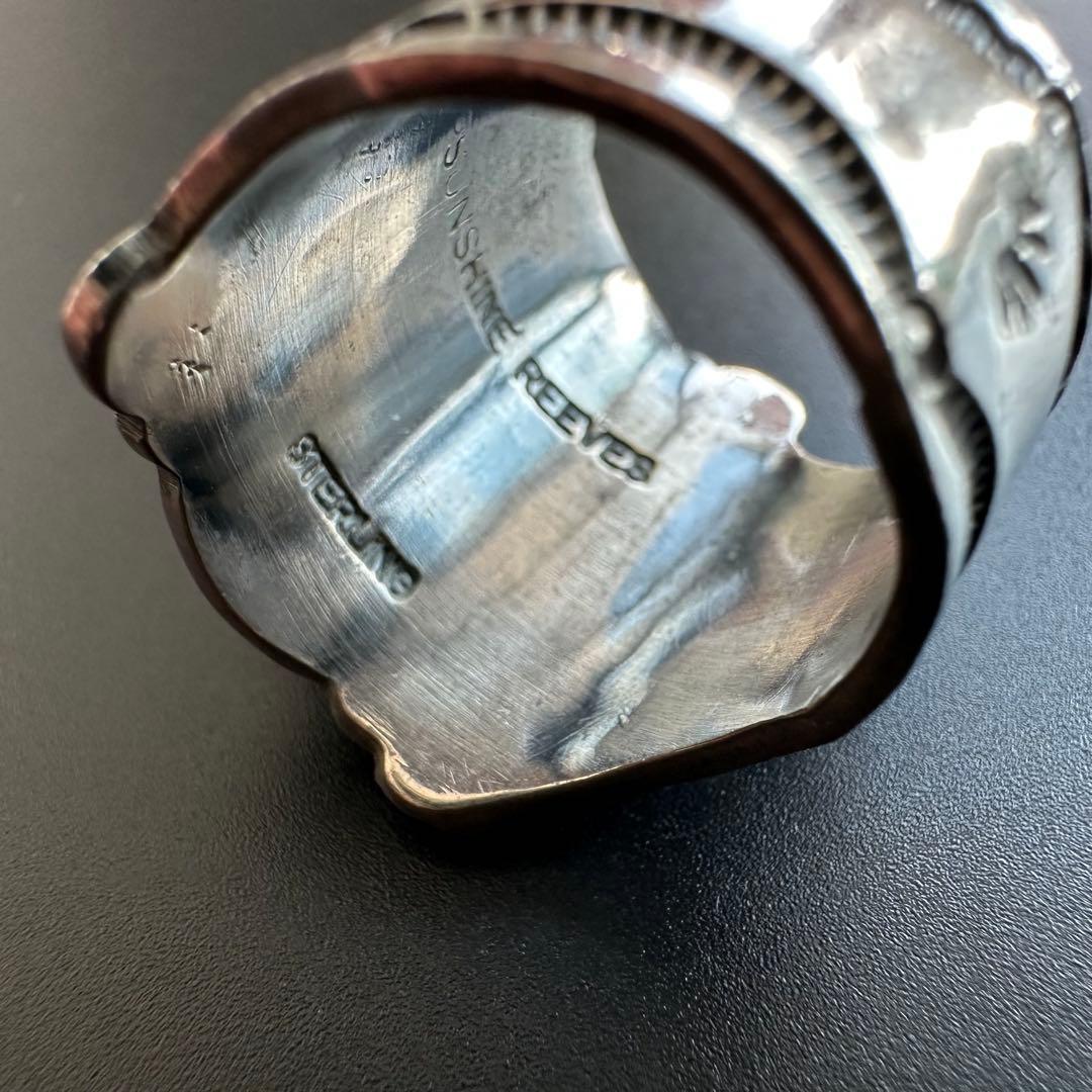 Navajo Sunshine Reeves ターコイズ リング 19号 - メルカリ