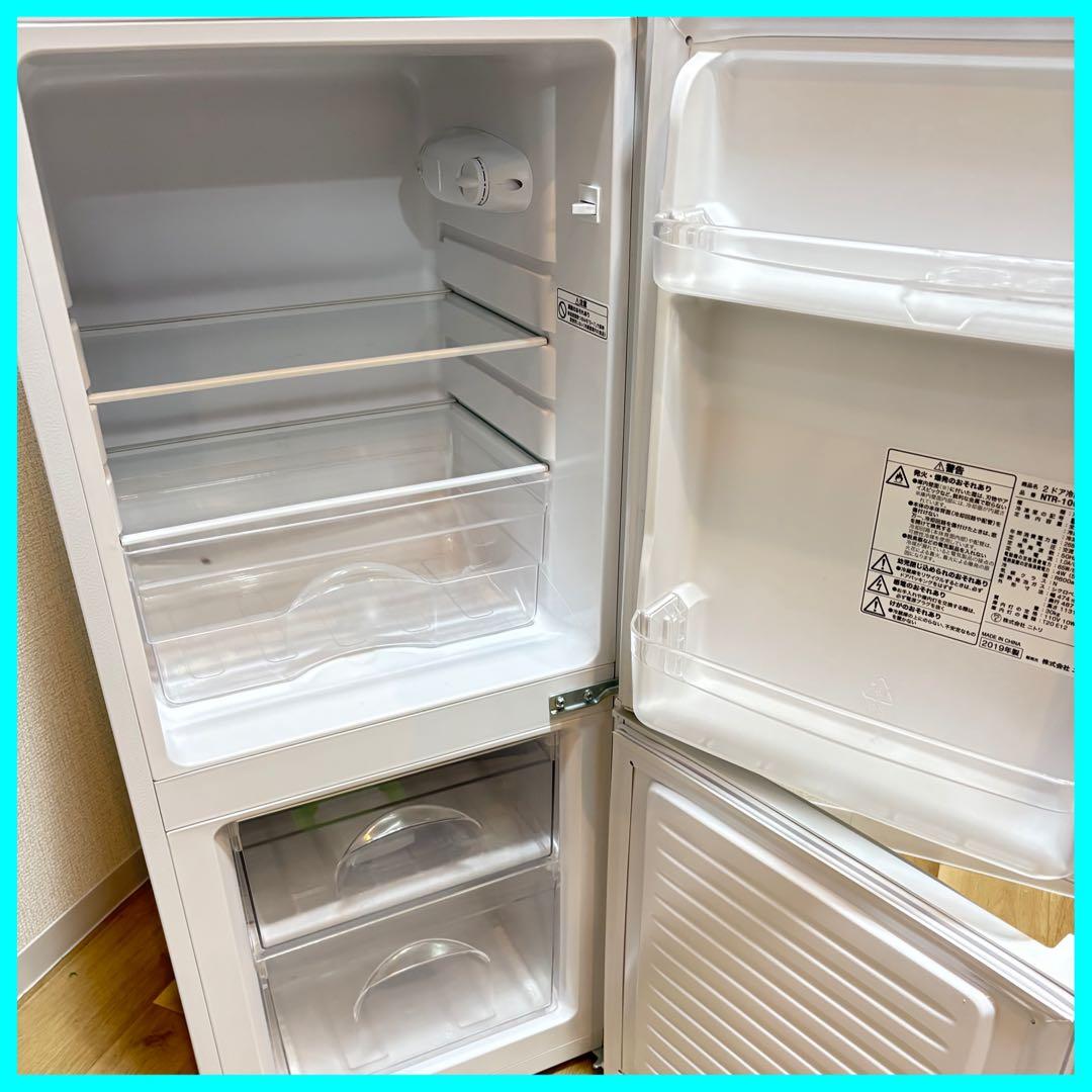 吉*様 大阪市送料無料‼️冷蔵庫 2019年製 ニトリ 106L クリーニング済