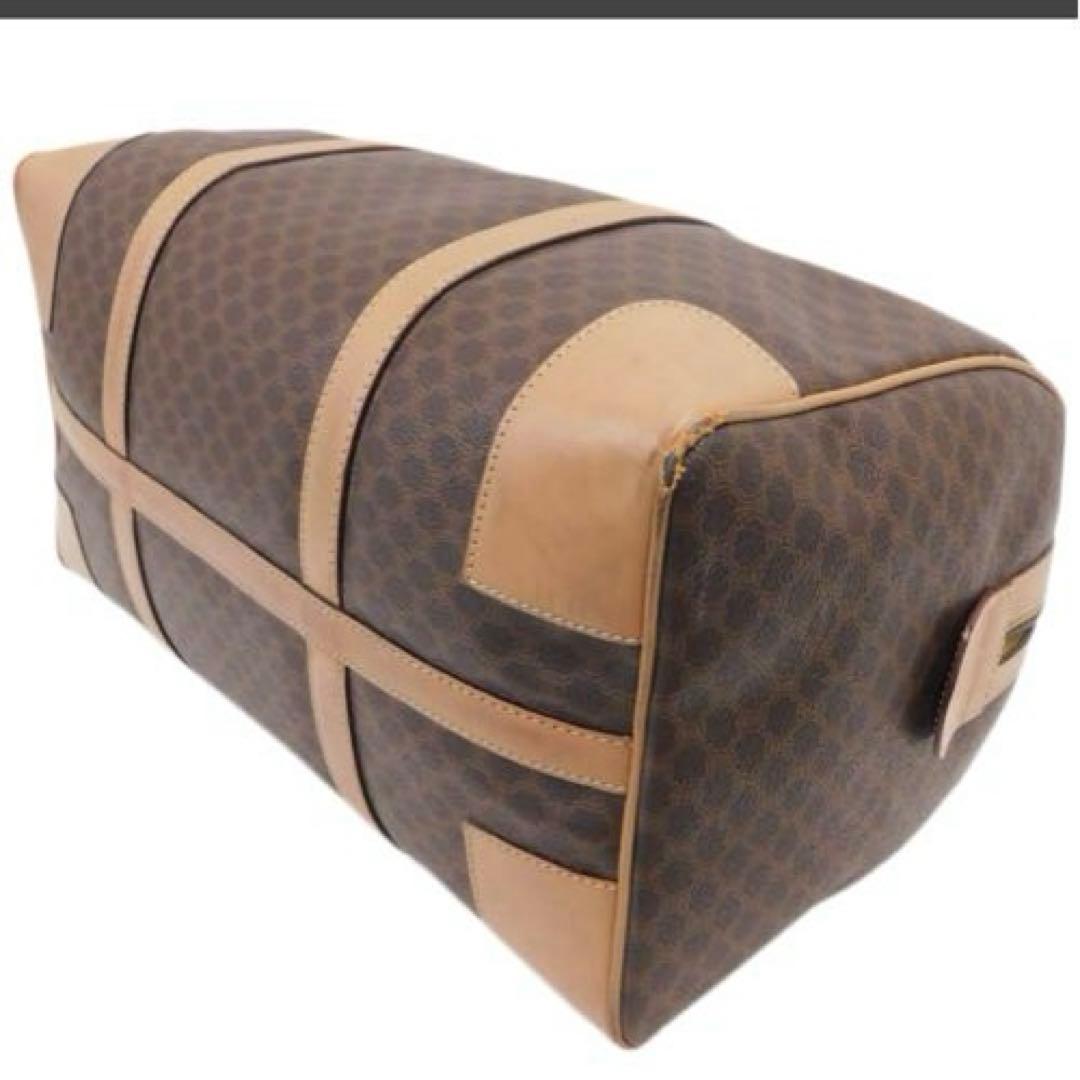 鑑定済み ⭐️美品⭐️ CELINE ブラウンレザーボストンバッグPVC