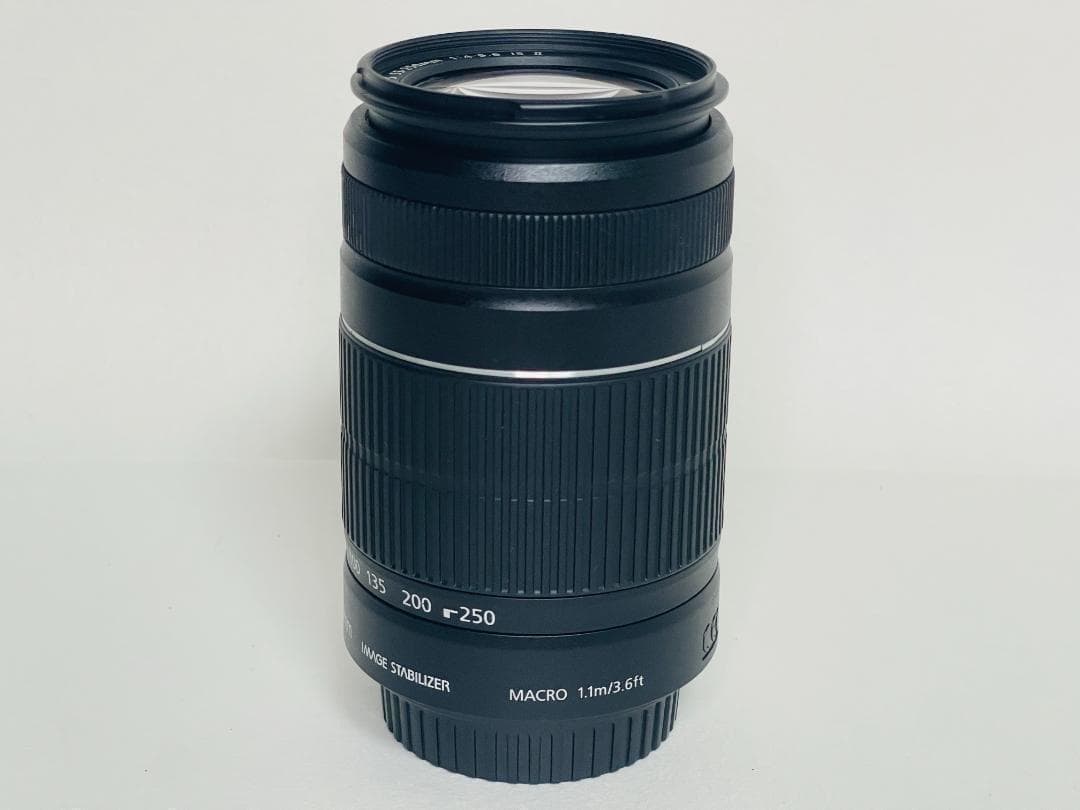 美品☘️キャノン EF-S 55-250mm 4-5.6 IS II 望遠レンズ