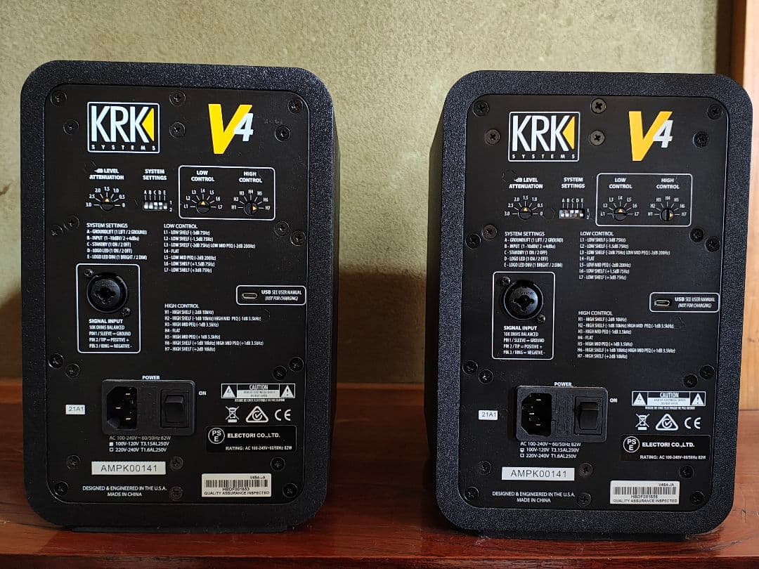 KRK V4S4　4インチ　モニタースピーカー　ペア