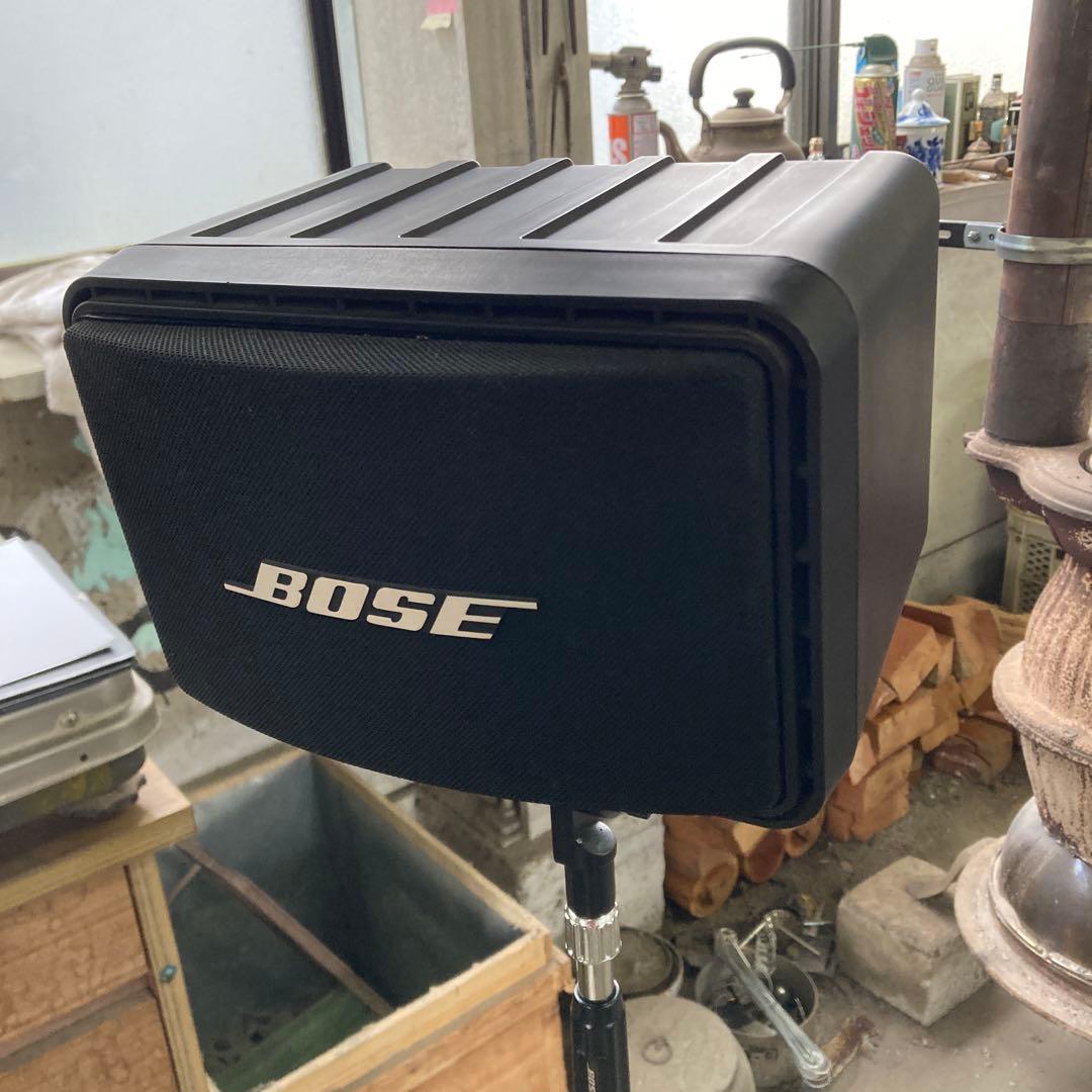 ま*ん様 美品 BOSE 111AD 純正スタンド スピーカーセット ケーブル