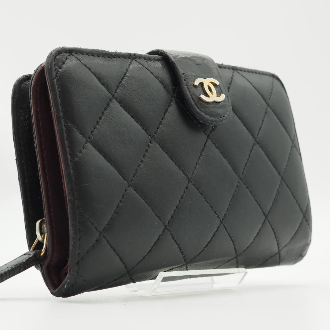 【キティちゃん】CHANEL シャネル マトラッセ 二つ折り財布 ミドル キティちゃん様専用】CHANEL シャネル マトラッセ 二つ折り財布 ミドル