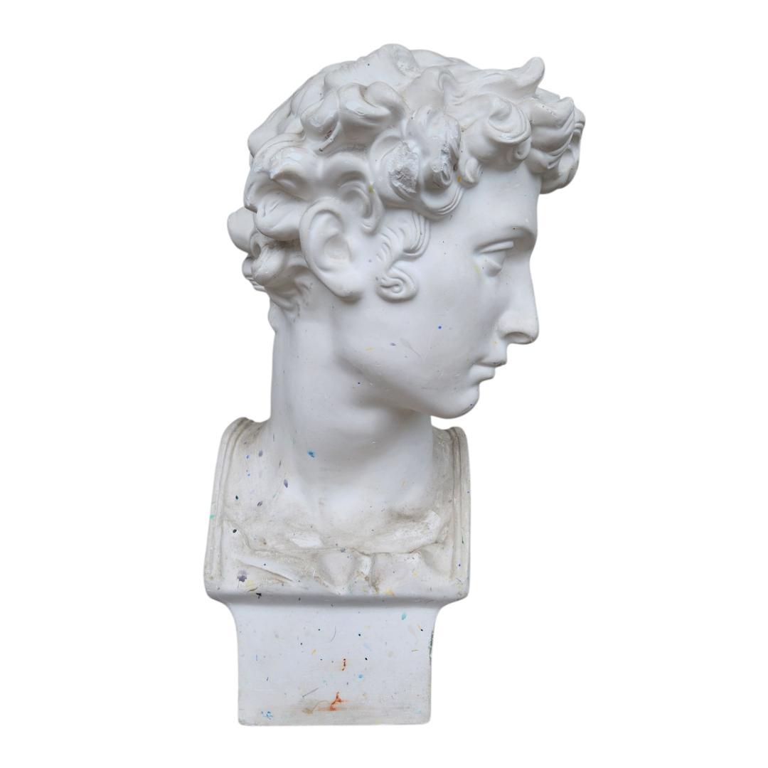 直接引渡限定 石膏像 メディチ 胸像 美術 デッサン用 インテリア 高さ