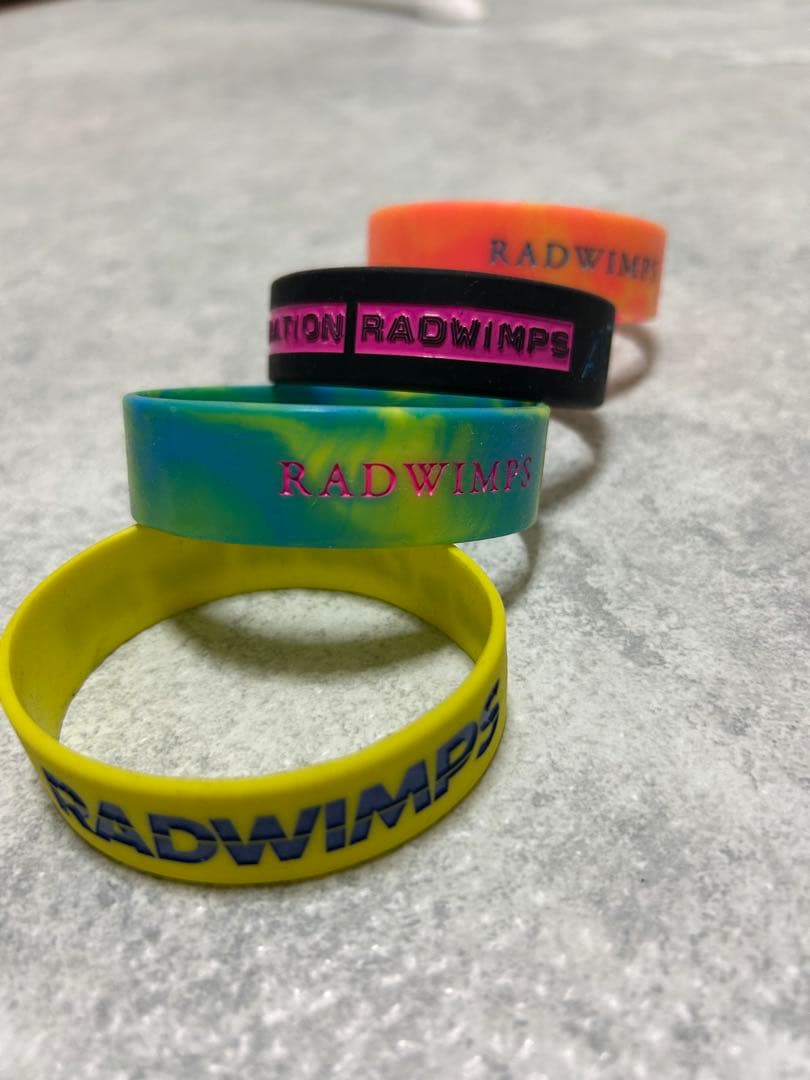 RADWIMPS ラバーバンド 4本セット - メルカリ
