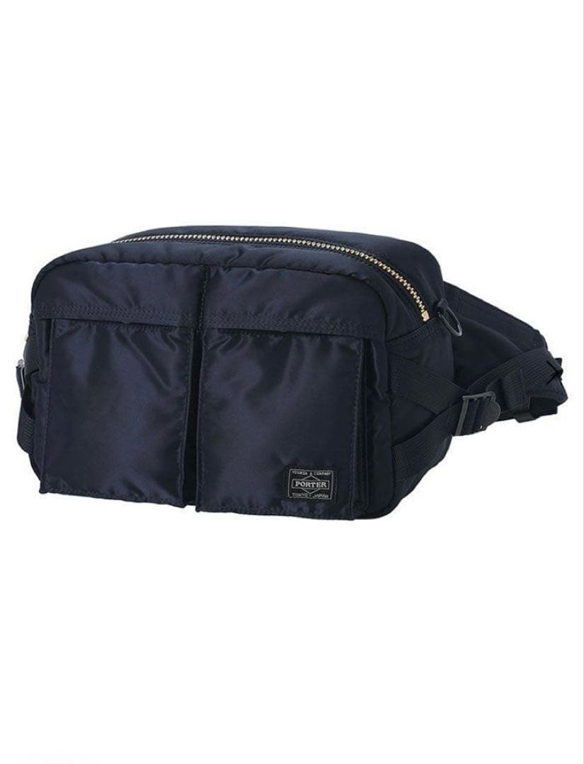 新品未使用☆ ポーター PORTER ウエスト バッグ アイアンブルー ネイビー PORTER タンカー ウェストバック ボディバッグ アイアンブルー