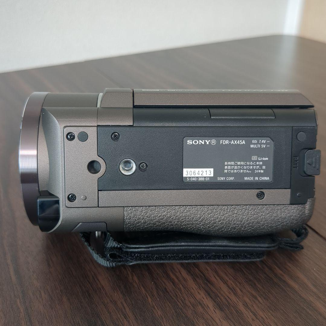 【未使用】SONY 4K ビデオカメラ FDR-AX45A 本体