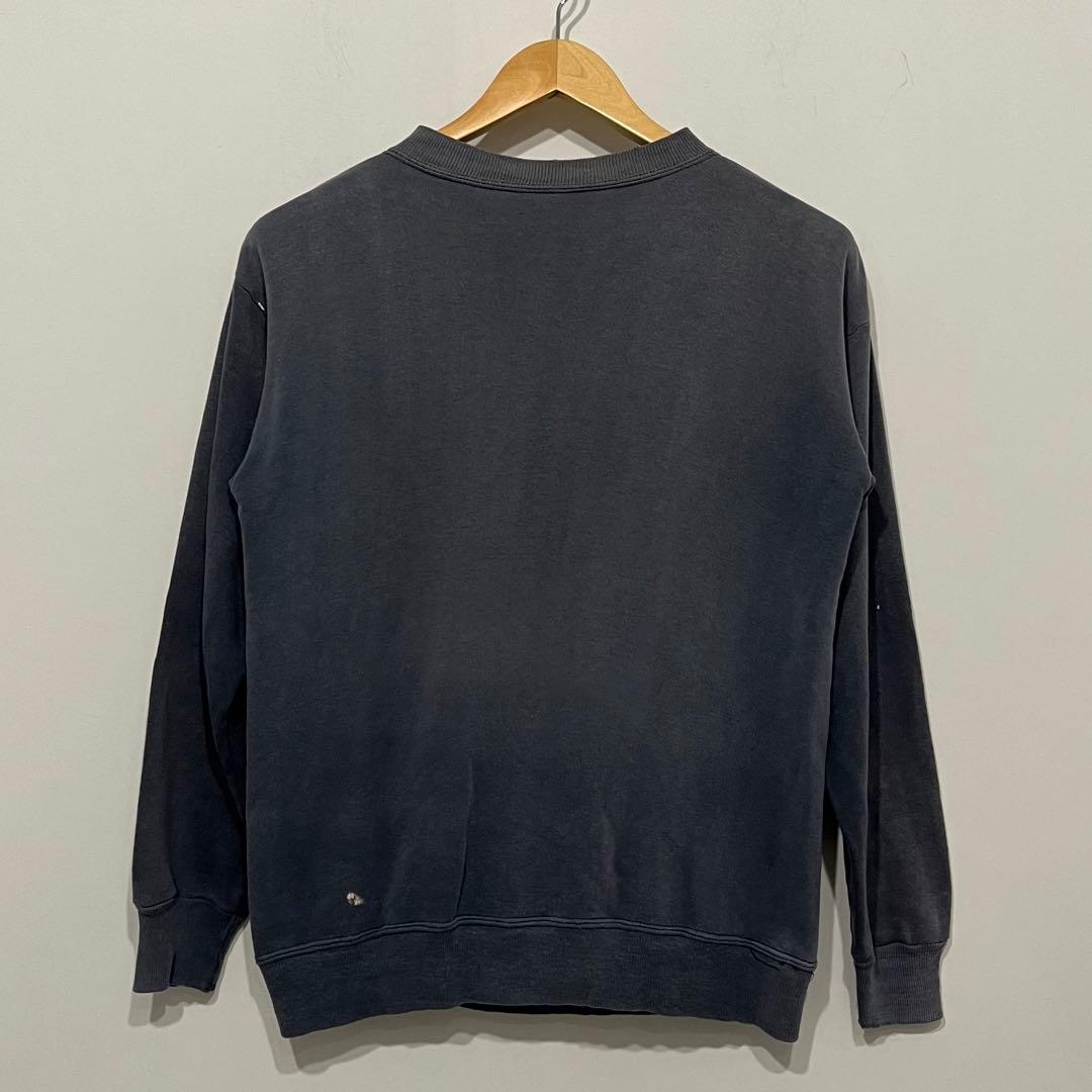 60s US NAVY ANNAPOLIS フェード ナス 紺 スウェット - メルカリ