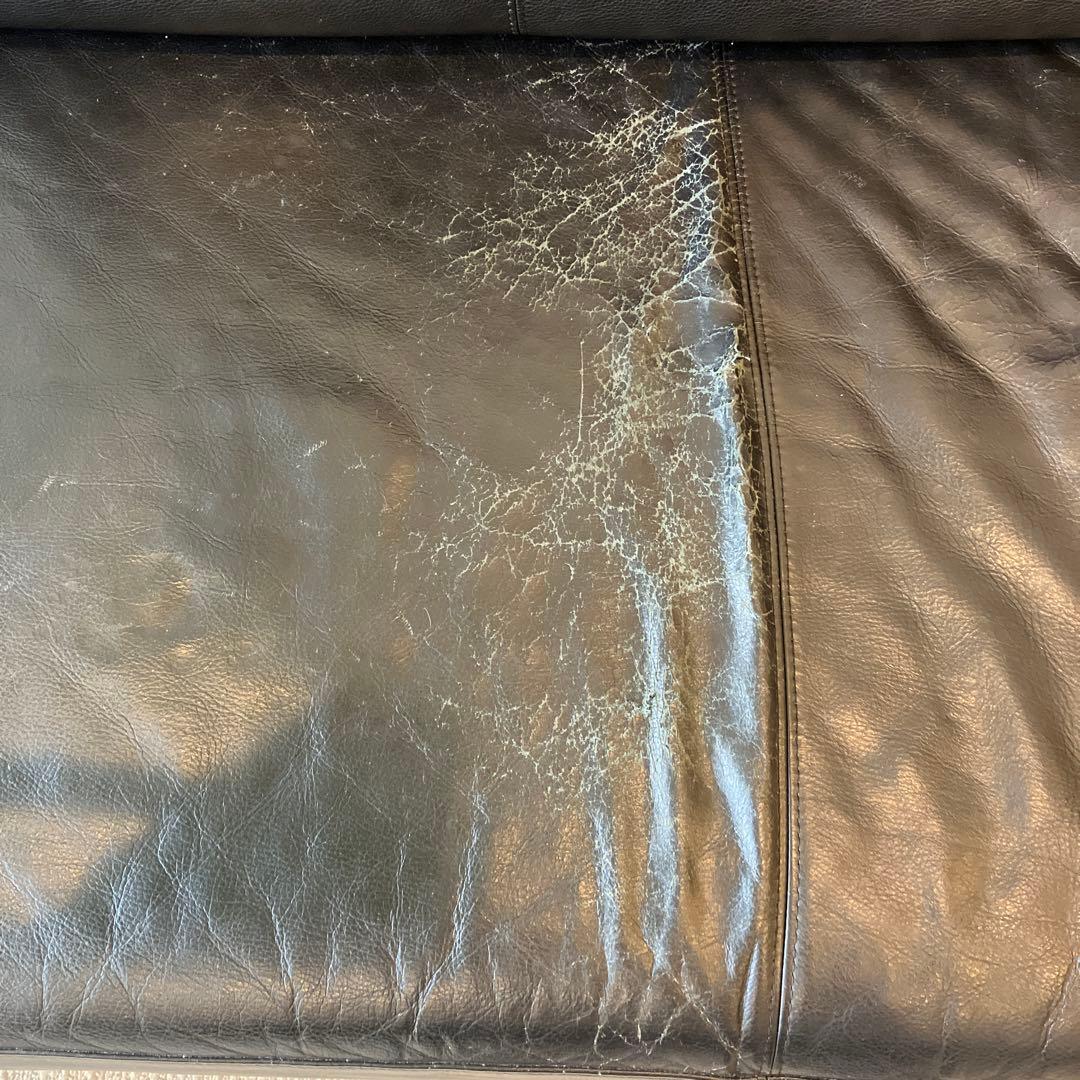 中古】マスターウォール・モアレスソファ160・本革・黒 - メルカリ