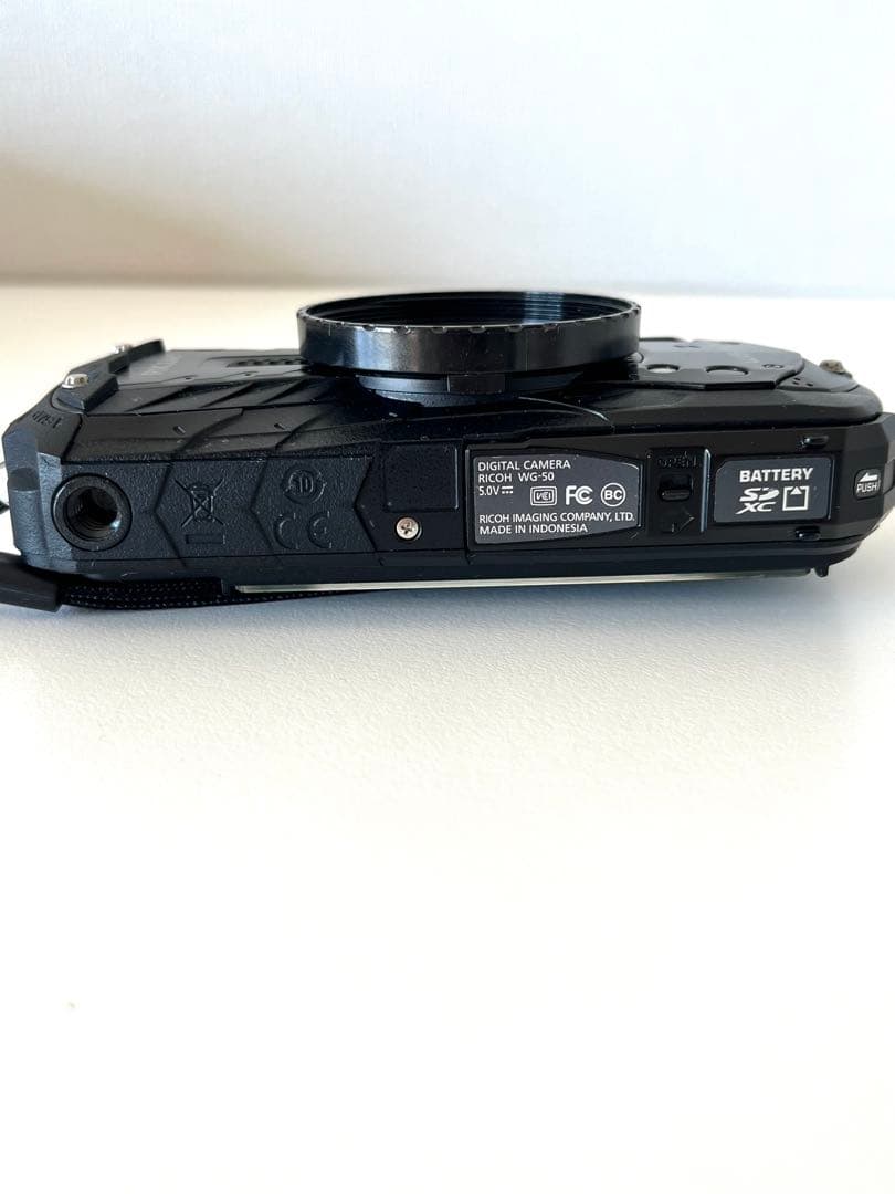RICOH WG-50 防水 耐衝撃ブラック デジタルカメラ