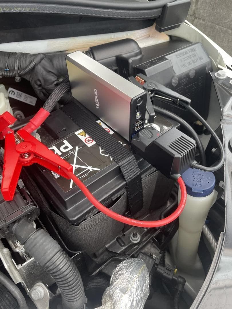 エーモン(amon) ジャンプスターター シルバー 国内1年 12V車専用 ド*