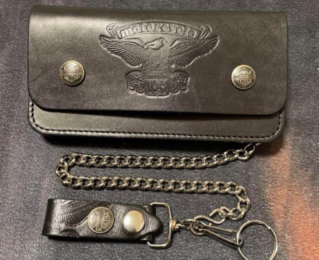 新品 トラッカーウォレット オモシーチャンネル ハーレーダビッドソン