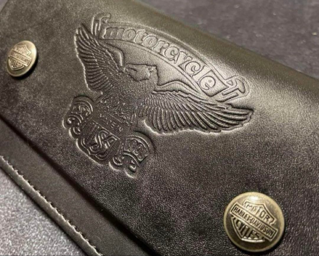 新品 トラッカーウォレット オモシーチャンネル ハーレーダビッドソン