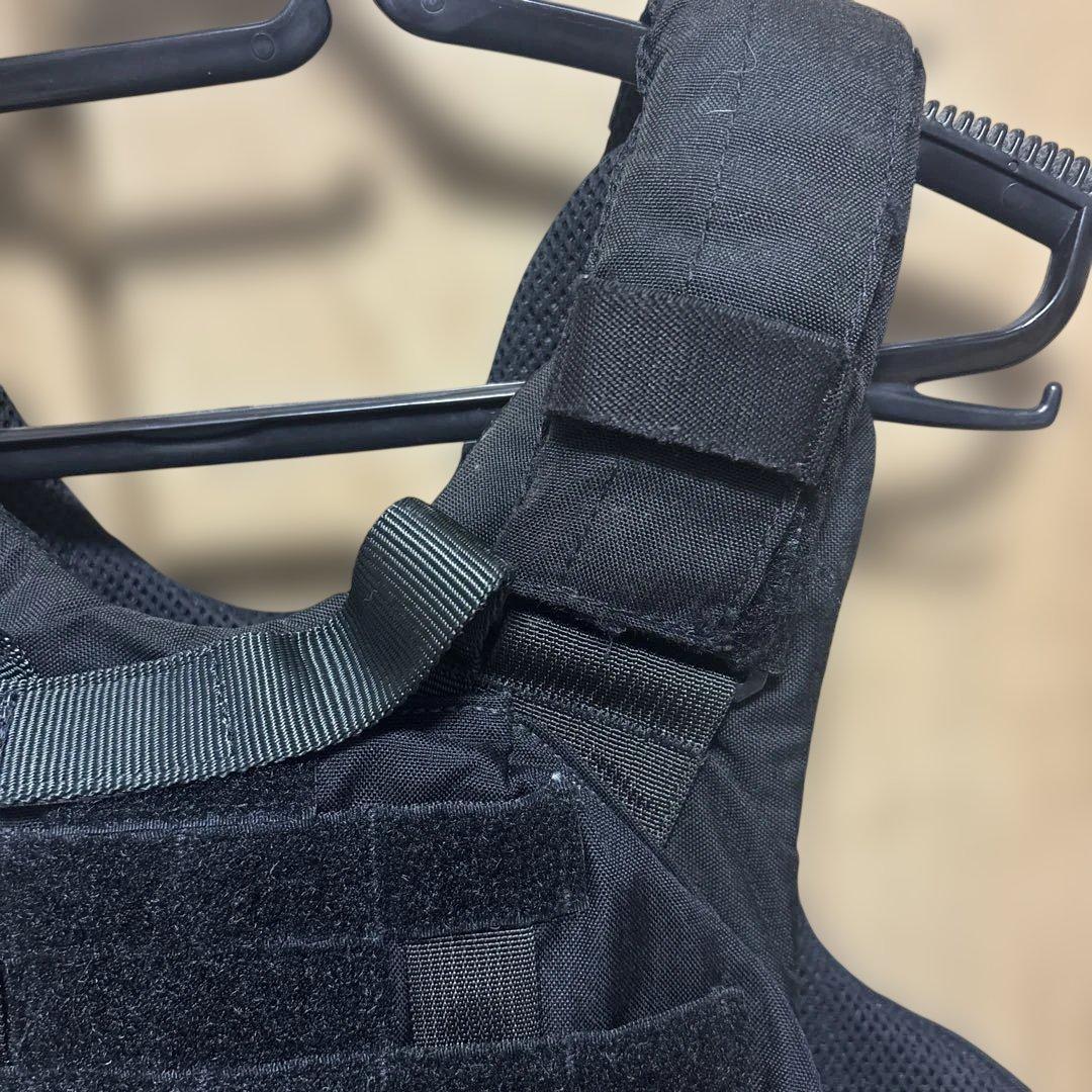 T3 Gear 実物 プレートキャリア MOLLE対応ブラック サイズS B19 - 個人