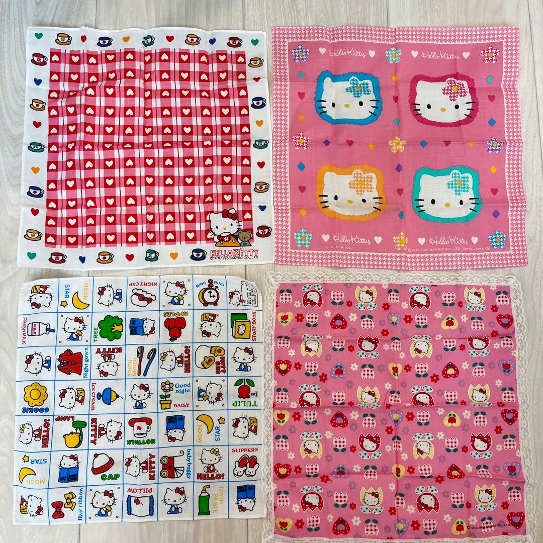 ハローキティ タオル ハンカチ 13点まとめ売り 平成レトロ サンリオ