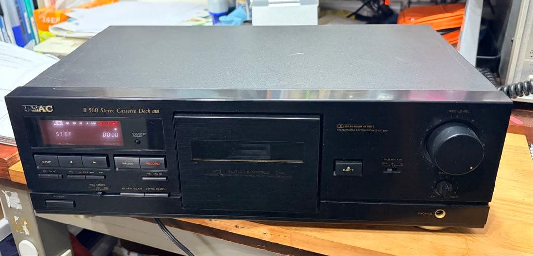TEAC R-560 動作品　カセットデッキ