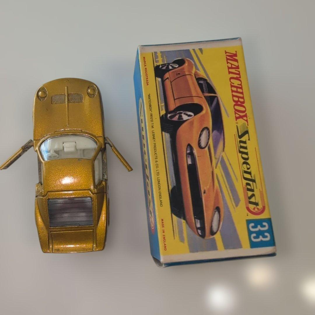 美品・希少品]マッチボックスNo.33ランボルギーニ ミウラ P400 当時物