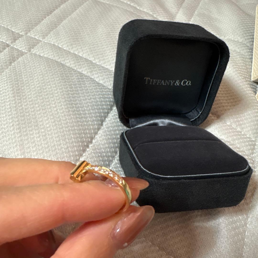 Tiffany & Co. ティファニー ティーワンリング 9号 PG - メルカリ
