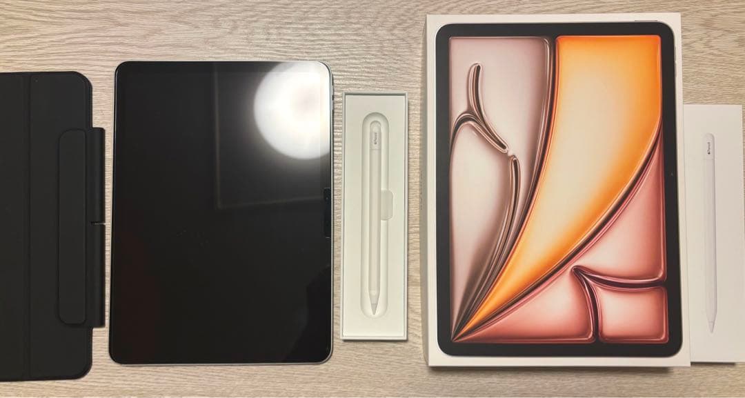 iPadAir(第6世代) M2 スターライト本体 ＋ Apple Pencil Apple 11-inch iPad Air M2 with iPad Pencil, Wi-Fi 256GB