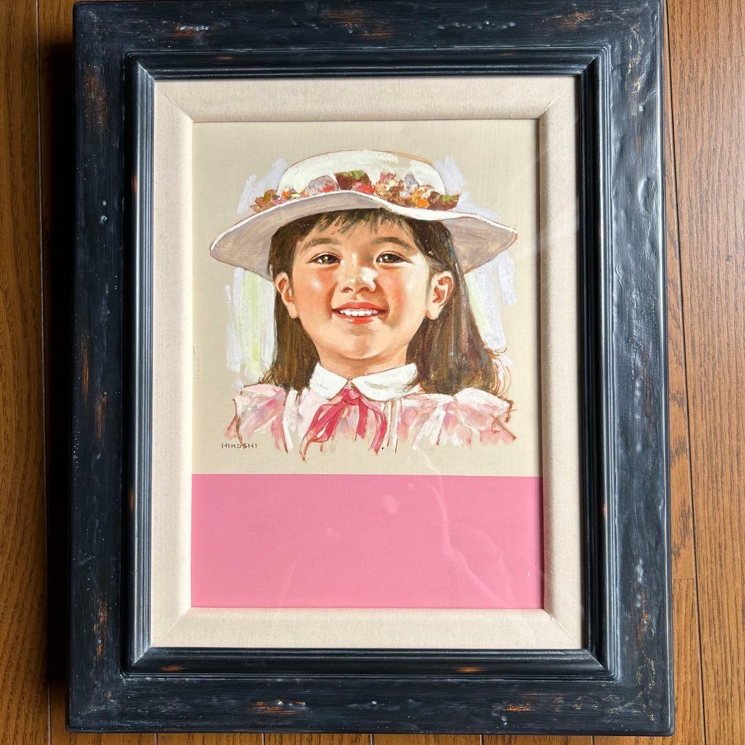 絵画 油彩画 少女 小林裕 「不詳子役タレントA」 - メルカリ