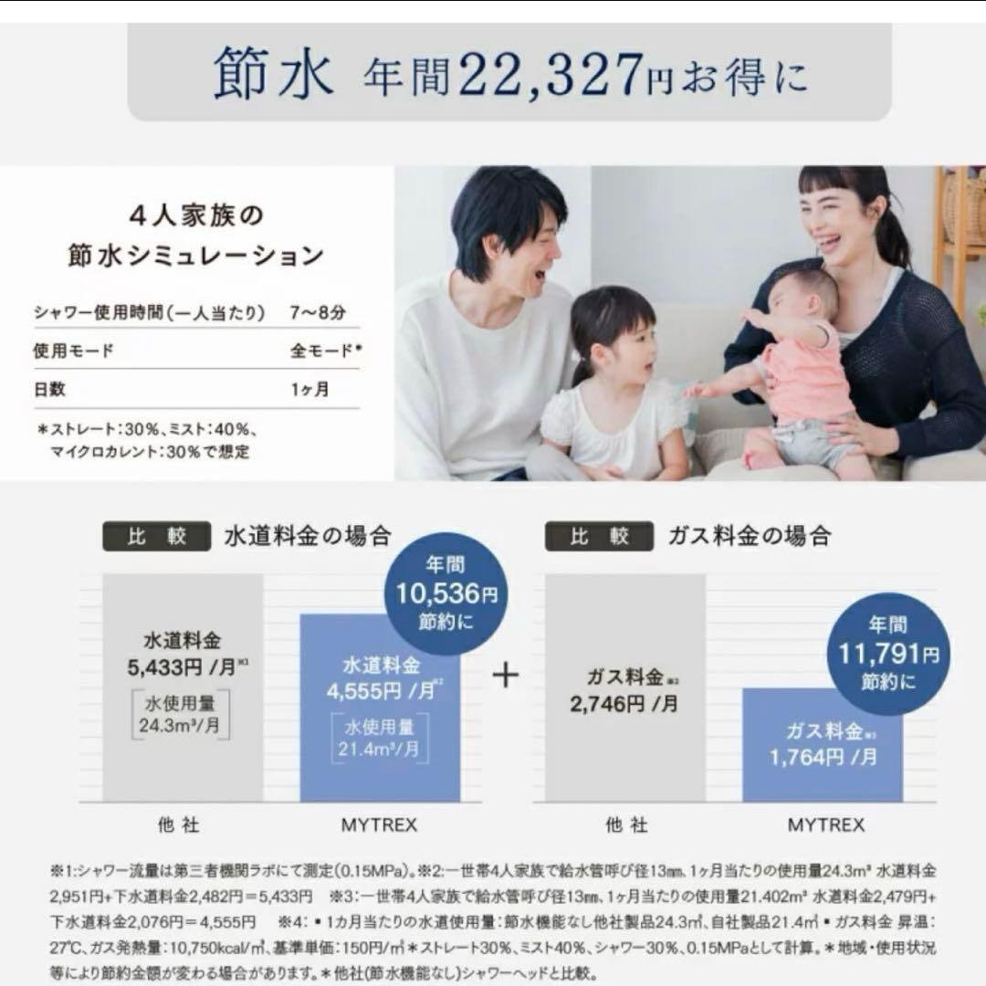 最新モデル‼️マイトレックスHIHO FINE BUBBLE＋e シャワーヘッド