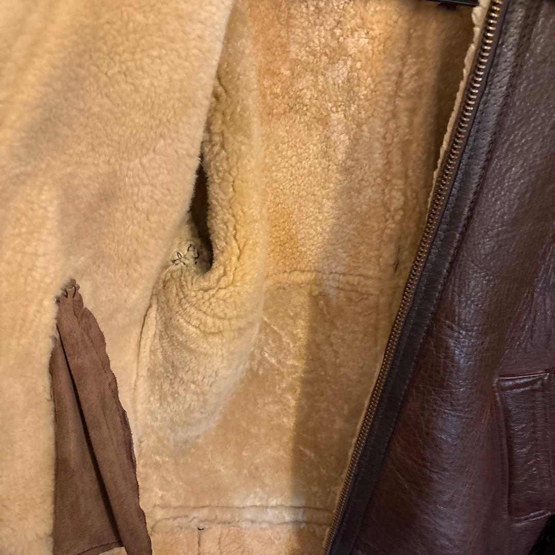 i.c.ySchott B-3 フライト　ムートンジャケット シープスキン