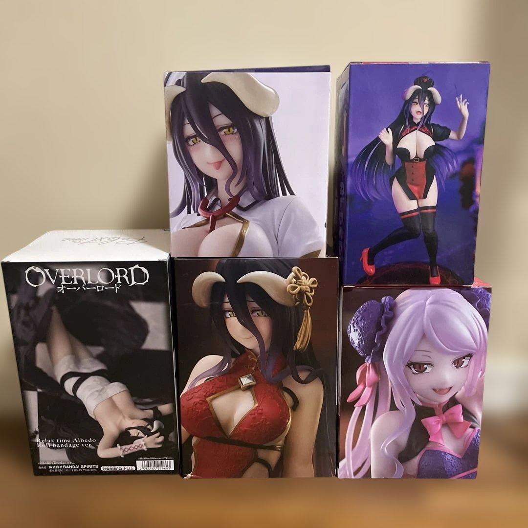 OVER LORD アルベド シャルティア フィギュア 5種セット - メルカリ