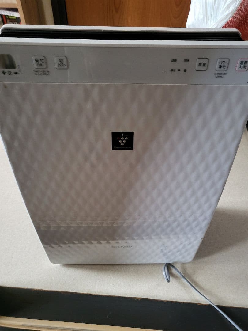 SHARPホワイト空気清浄・機加湿器 ダイヤモンドパターン SHARP（シャープ） 加湿空気清浄機 KI-TX70-W プラズマクラスターNEXT