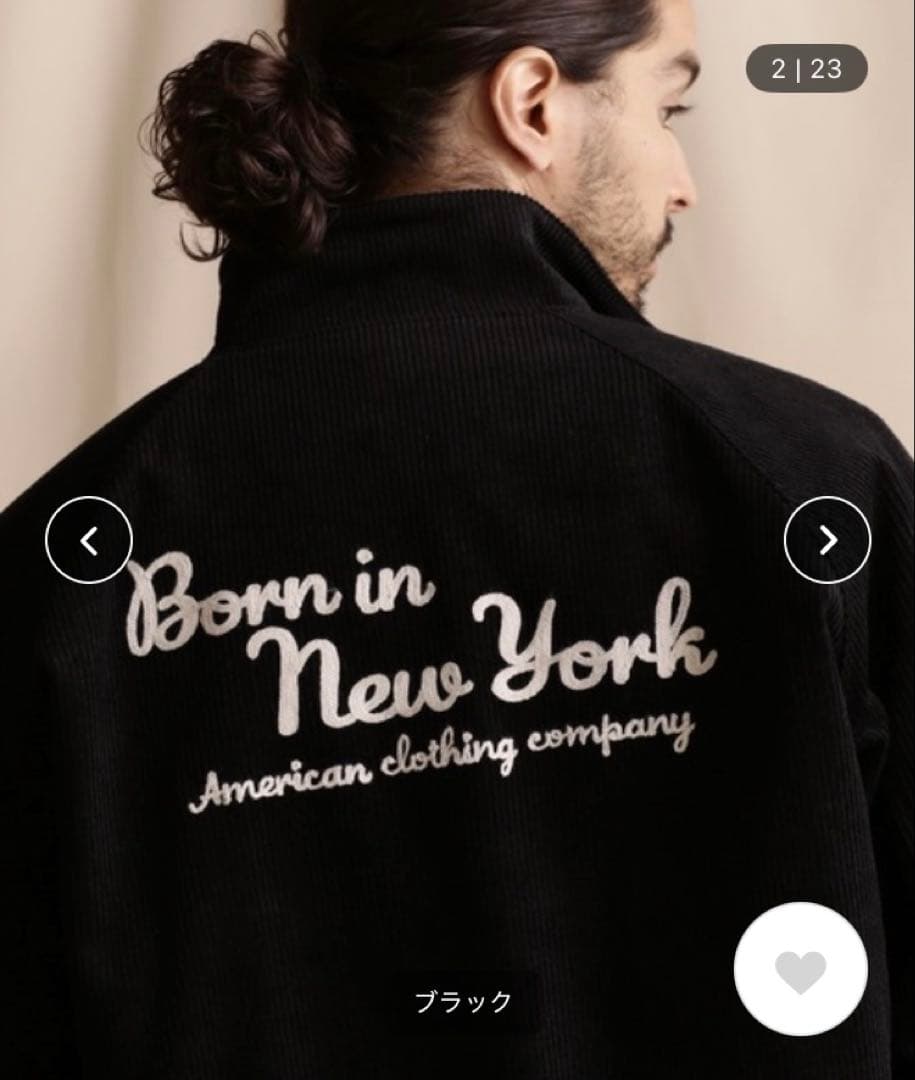 Schott コーデュロイジャケット ブラック　XL CORDUROY STUFF JKT/コーデュロイ スタッフジャケット | Schott