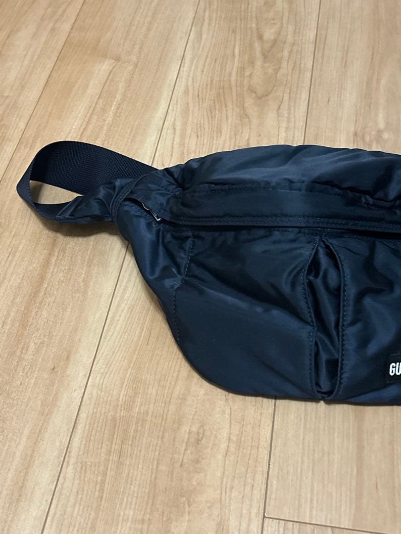 ワコマリア×PORTER ネイビー Wネーム ショルダーバッグ