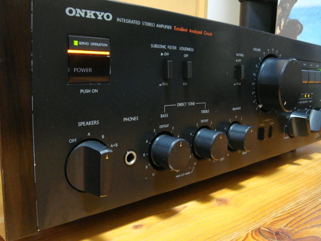 整備済 ONKYO オンキョーアンプ Integra A-817RX 木目パネル