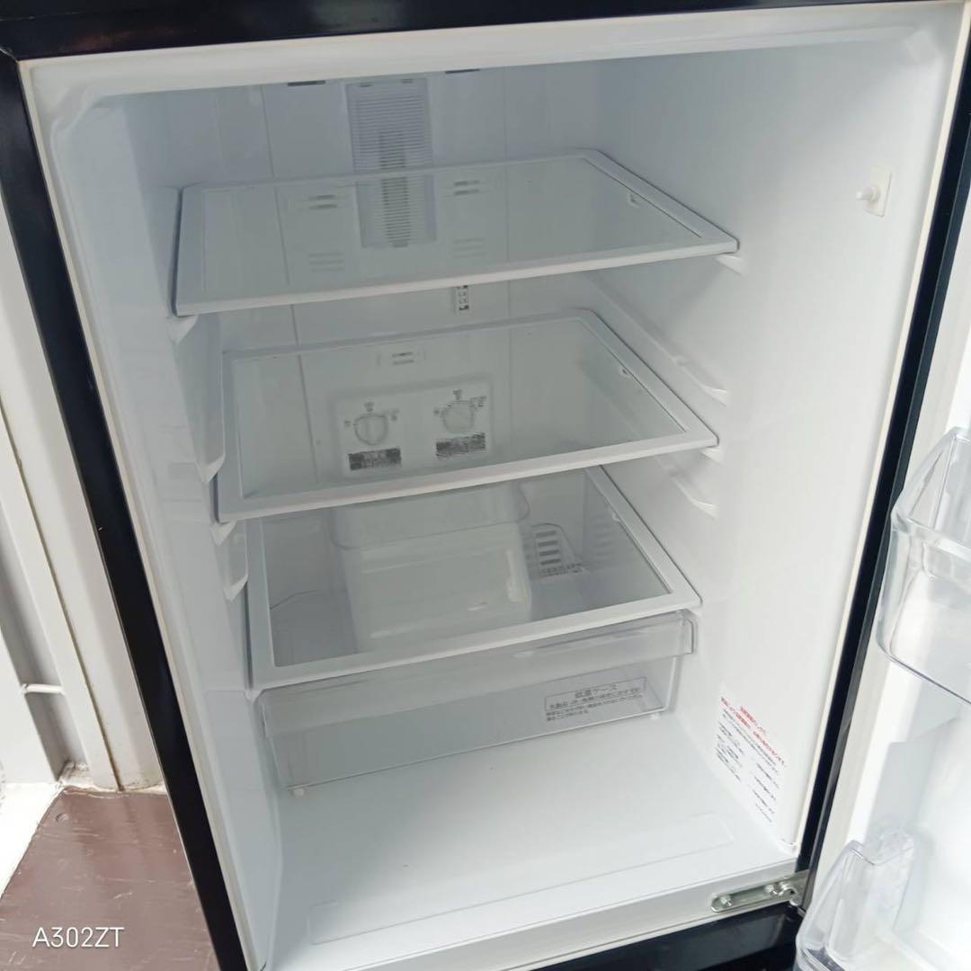 A212★2019年製★三菱　冷蔵庫　黒　ブラック　一人暮らし　洗濯機