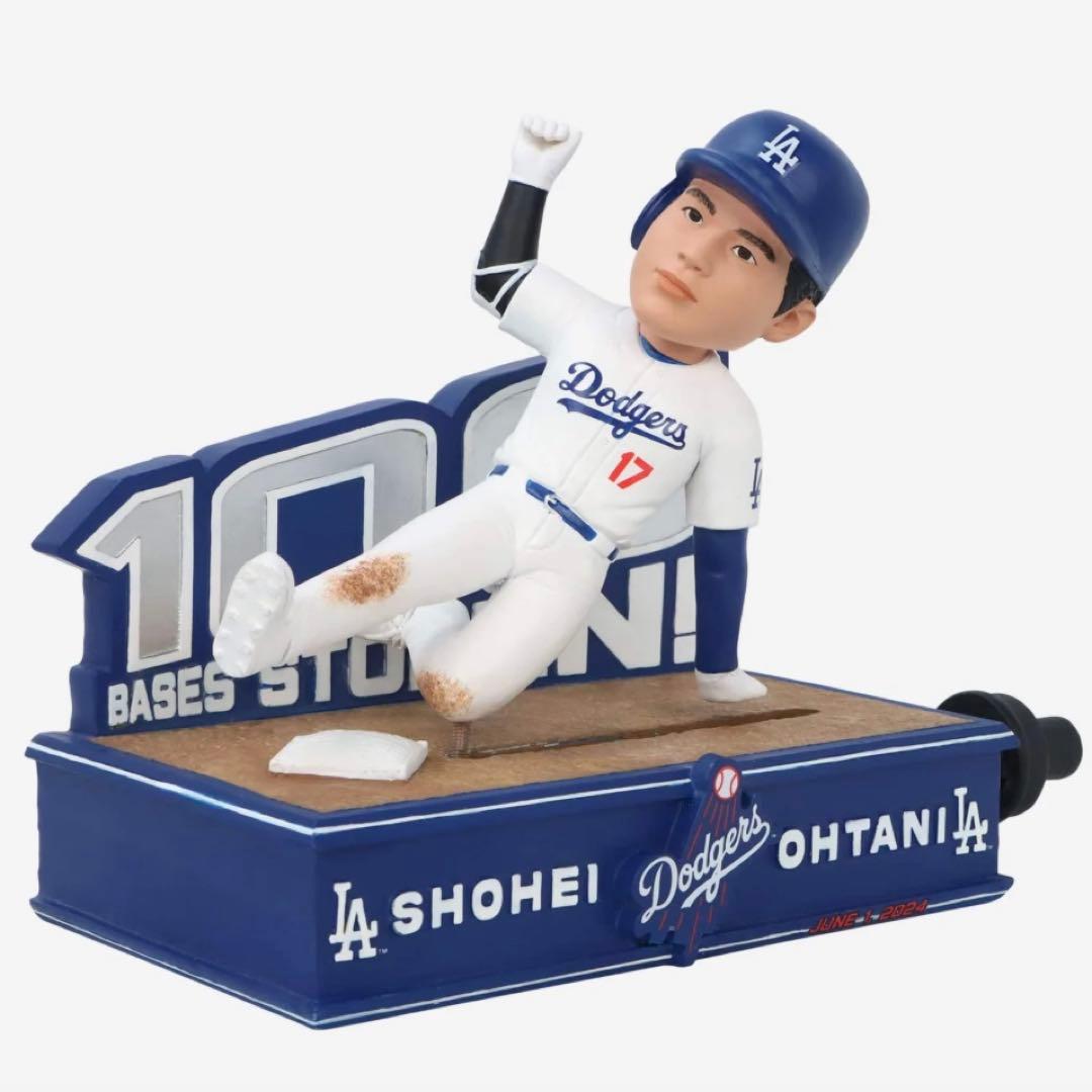 大谷翔平 【100体限定】ボブルヘッド 通算100盗塁 記念　ドジャース 世界100個限定】通算100盗塁記念 ボブルヘッド 大谷翔平 ドジャース