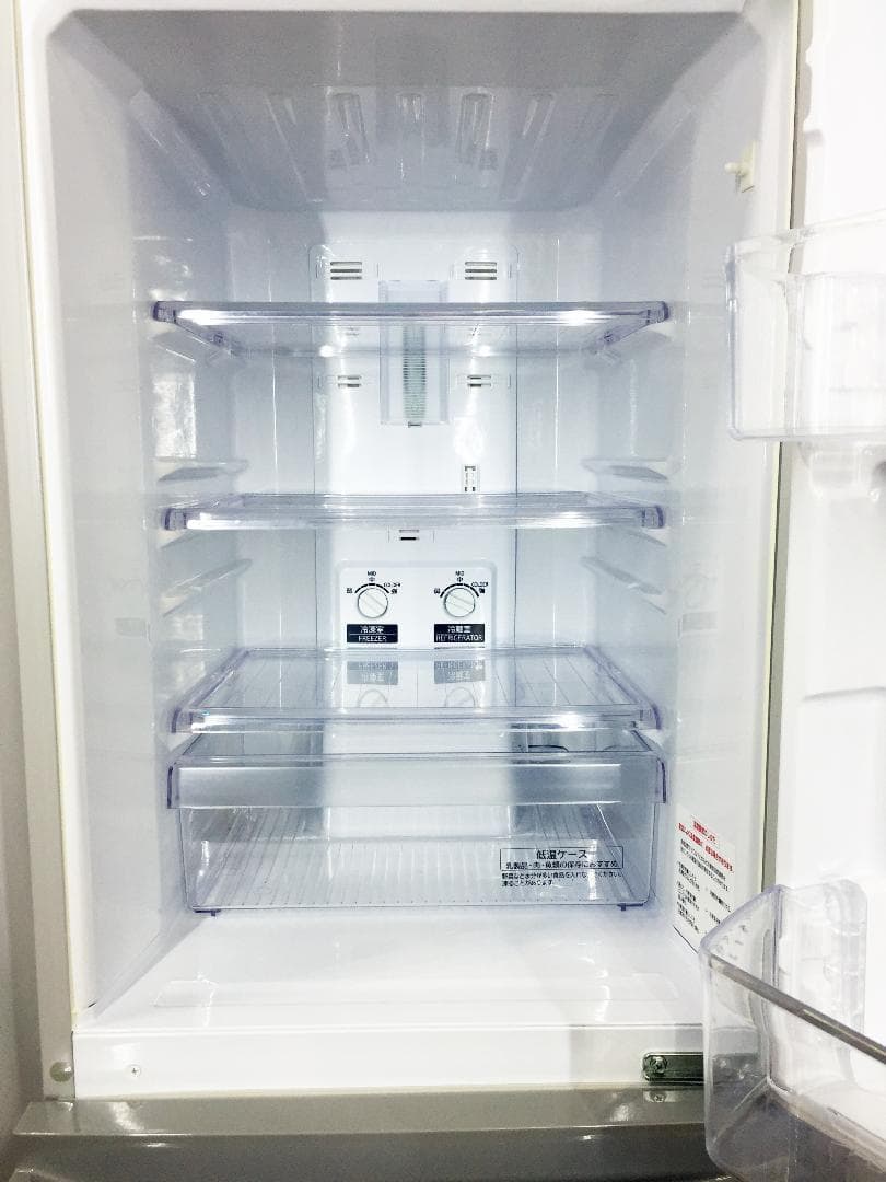 送料無料★三菱 ラウンドカット 2ドア冷蔵庫 【MR-P15W】