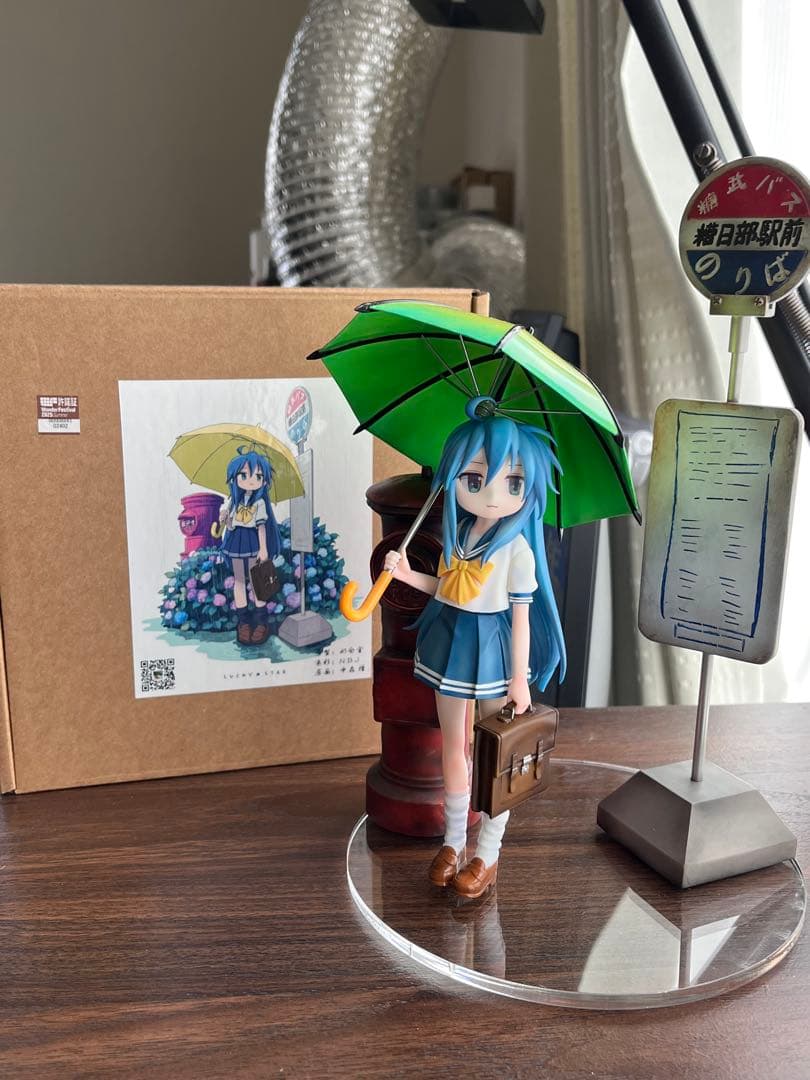 ガレージキット塗装完成品　泉こなた　らき☆すた　こなたの放課後