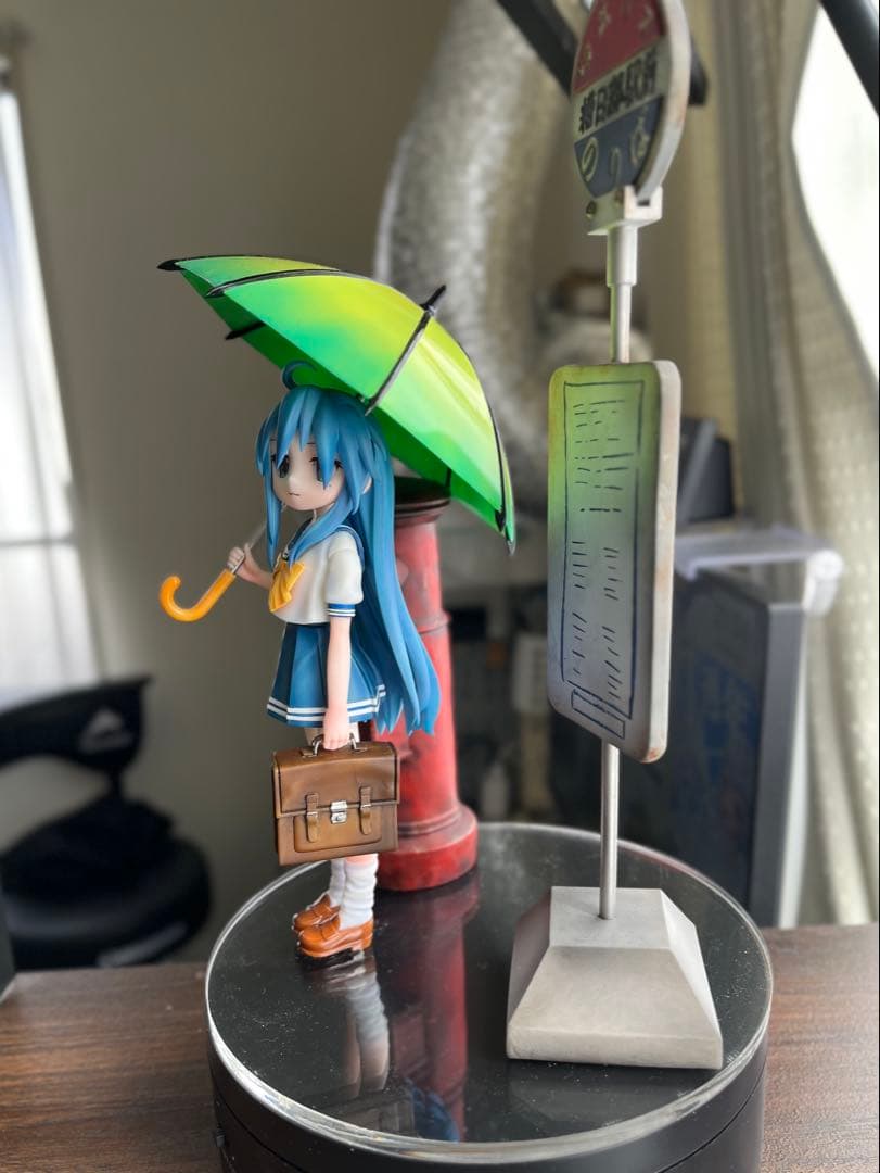 ガレージキット塗装完成品　泉こなた　らき☆すた　こなたの放課後