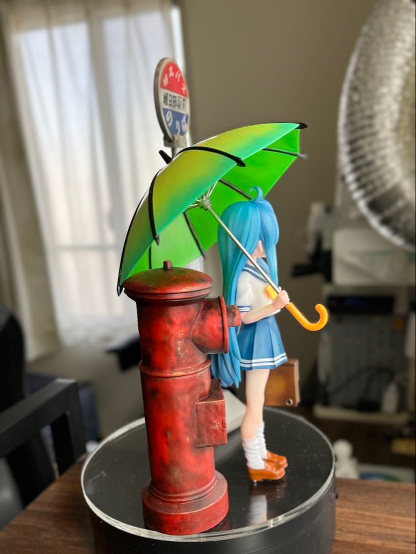 ガレージキット塗装完成品　泉こなた　らき☆すた　こなたの放課後