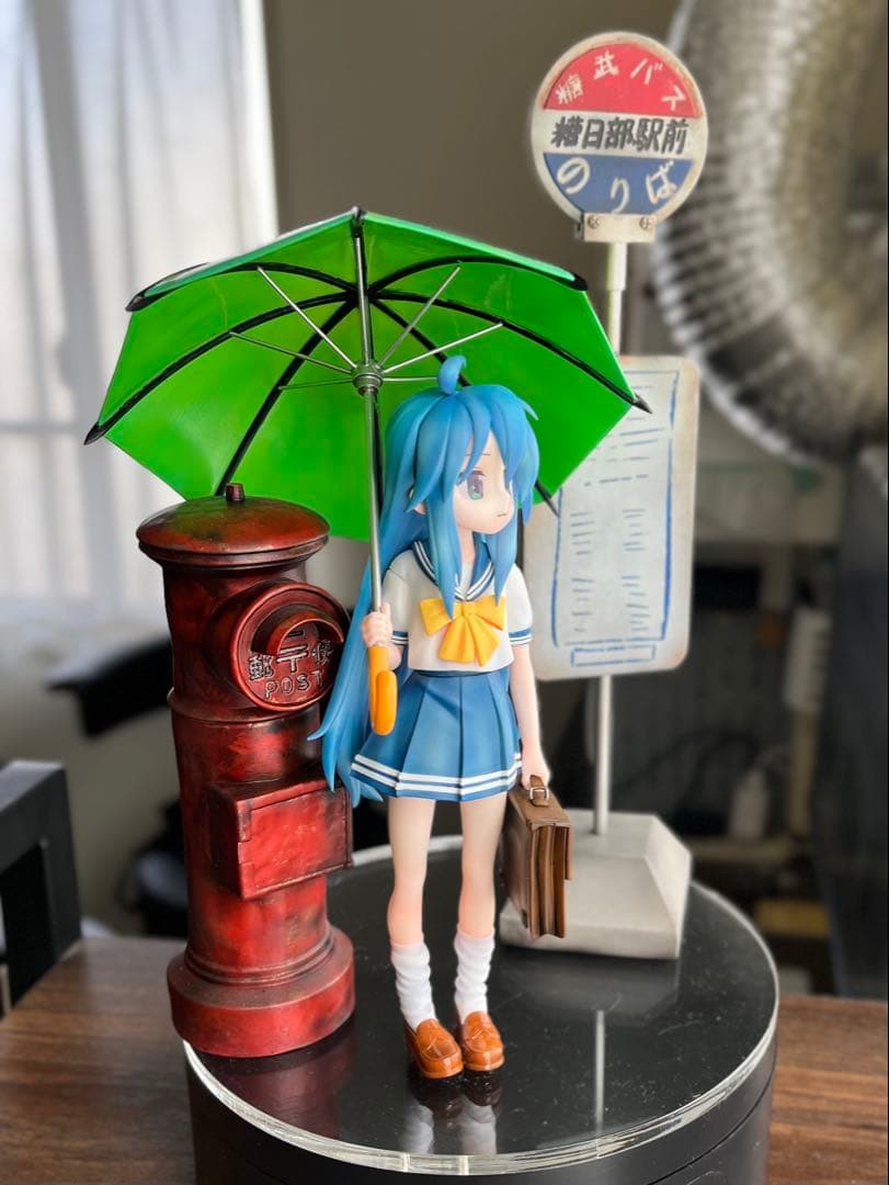 ガレージキット塗装完成品　泉こなた　らき☆すた　こなたの放課後