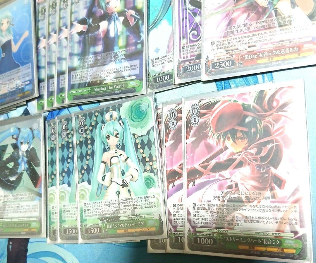 ヴァイスシュバルツ 初音ミク DIVA 準フルレア デッキ - メルカリ