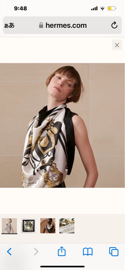 《ブリッド・ドゥ・ガラ》 カレ 90