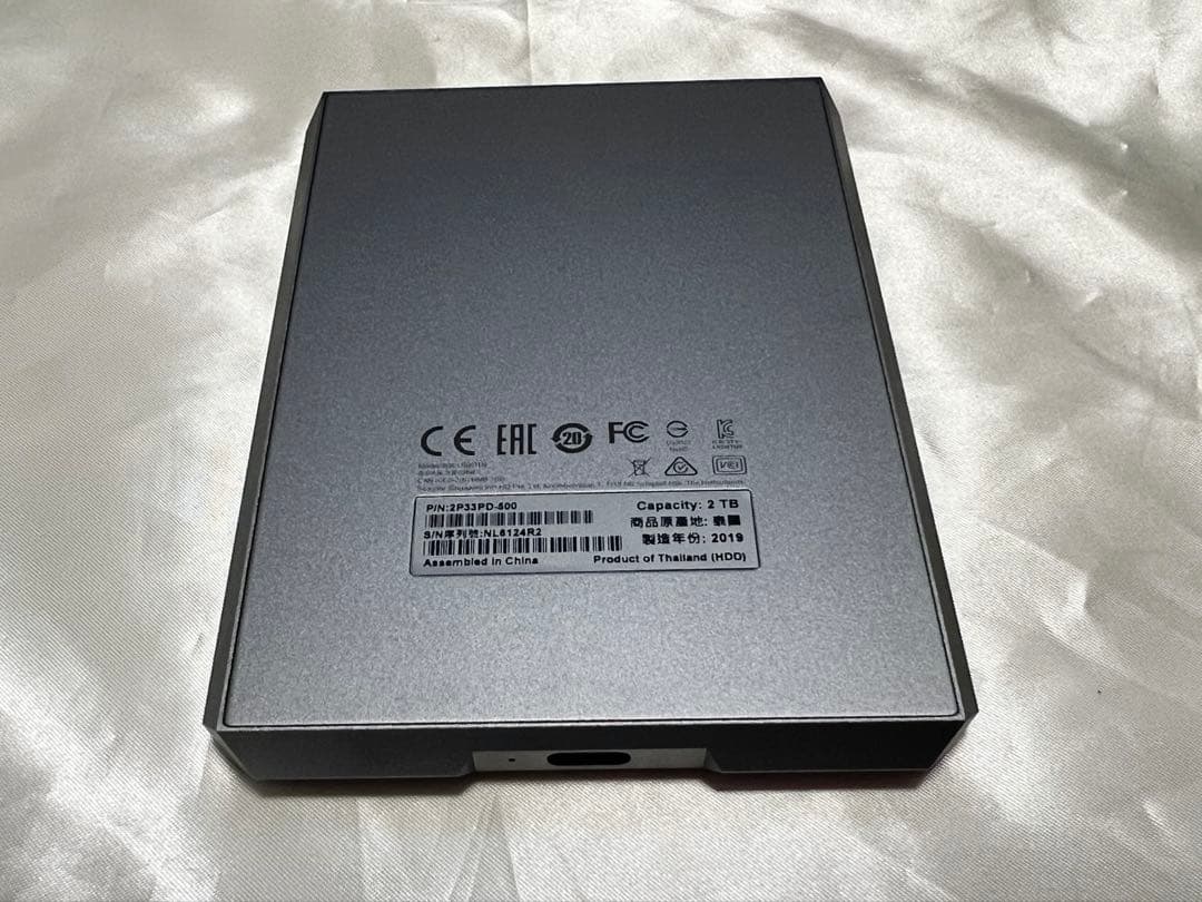 外付けHDD LACIE Mobile Drive 2TB Mac/Win