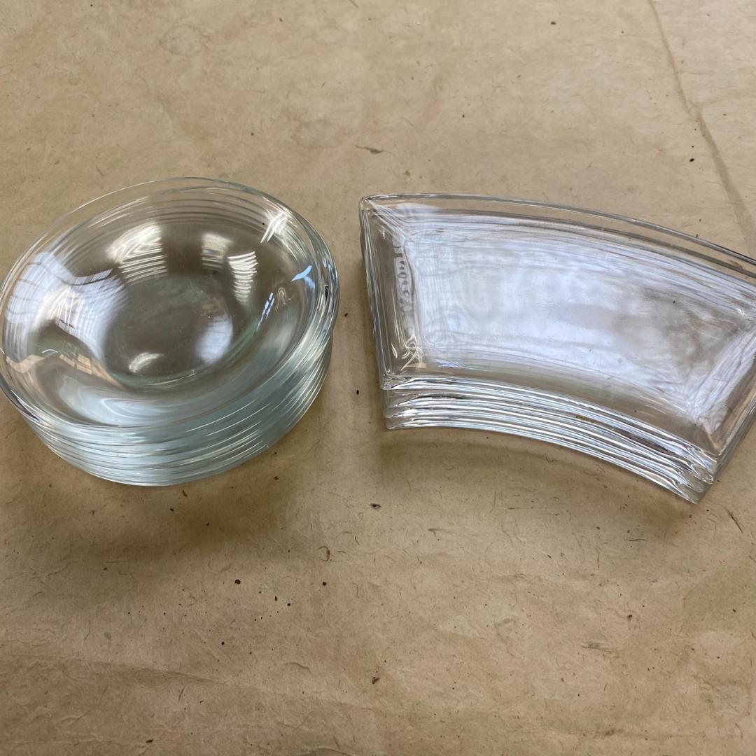 ☆さと様専用☆銘々皿 丸8枚 扇型4枚合計12枚セットと馬毛すいの7800円