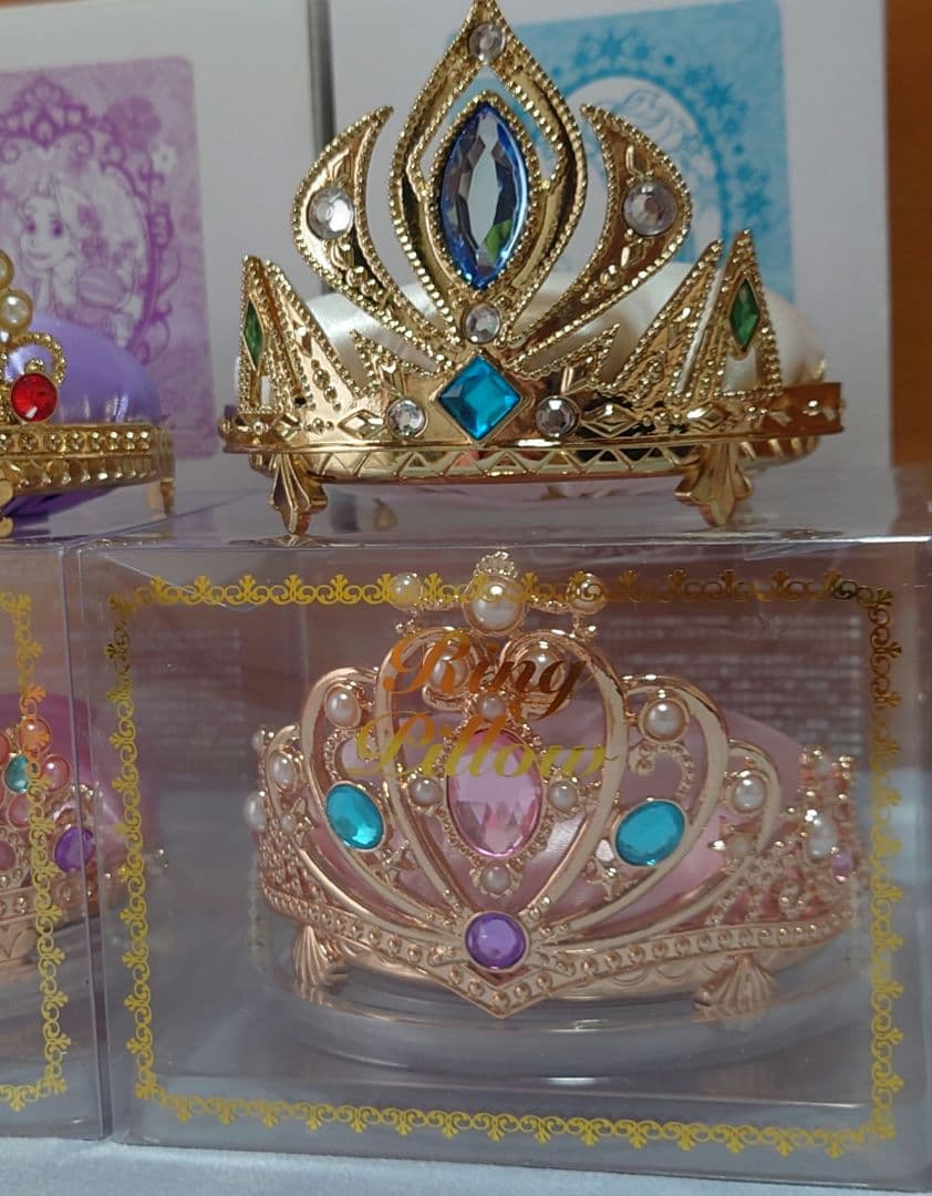 アナと雪の女王 ラプンツェル アリエル ティアラ リングピロー 指輪 エルサ