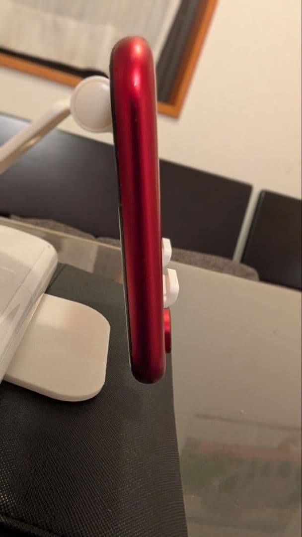 iPhone XR 128GB プロダクトレッド 表面割れ 動作良