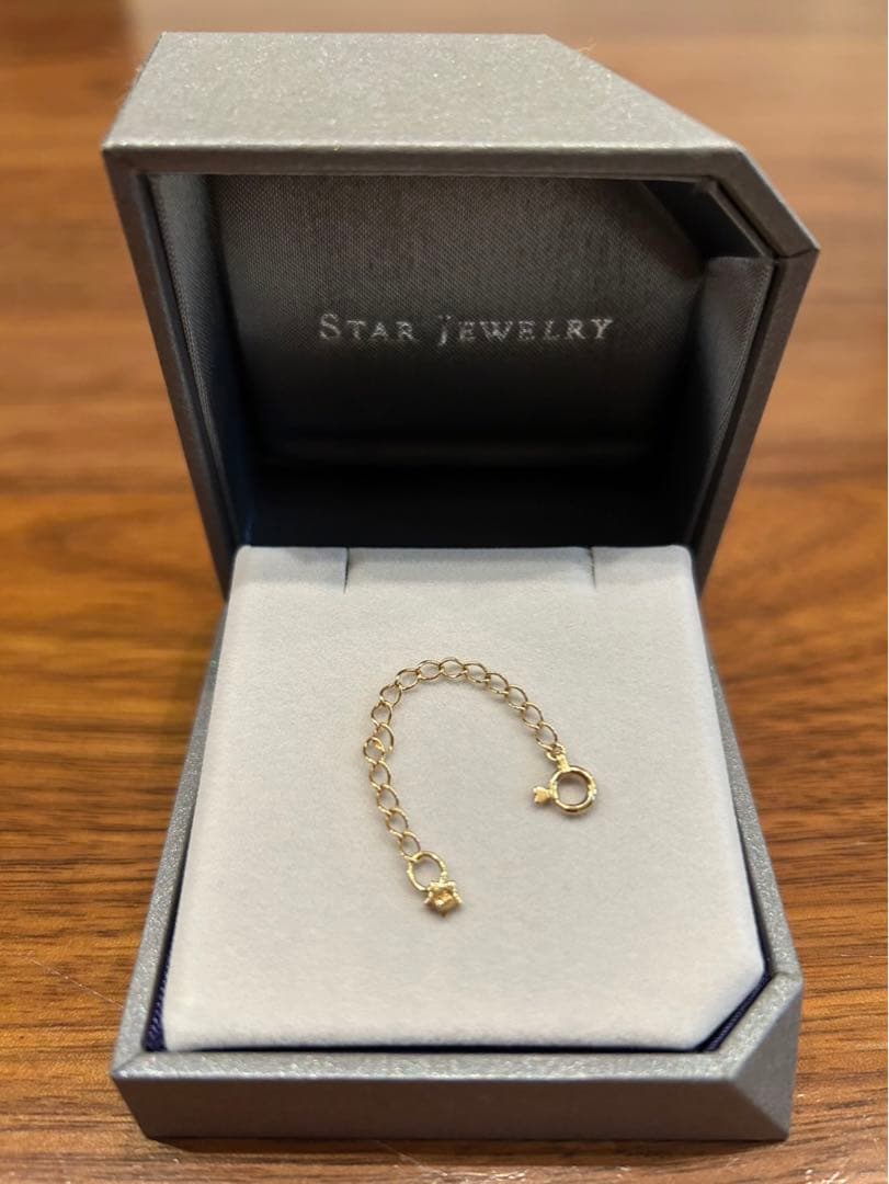 K18 アジャスター STAR JEWELRY スタージュエリー 5cm 美品 K18 GOLD ADJUSTING CHAIN 5cm(2GK0106)K18 アジャスターチェイン