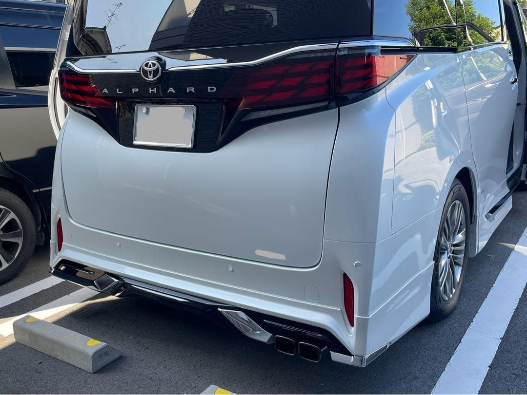 アルファード40 マフラーカッター モデリスタによく合う ヴェル